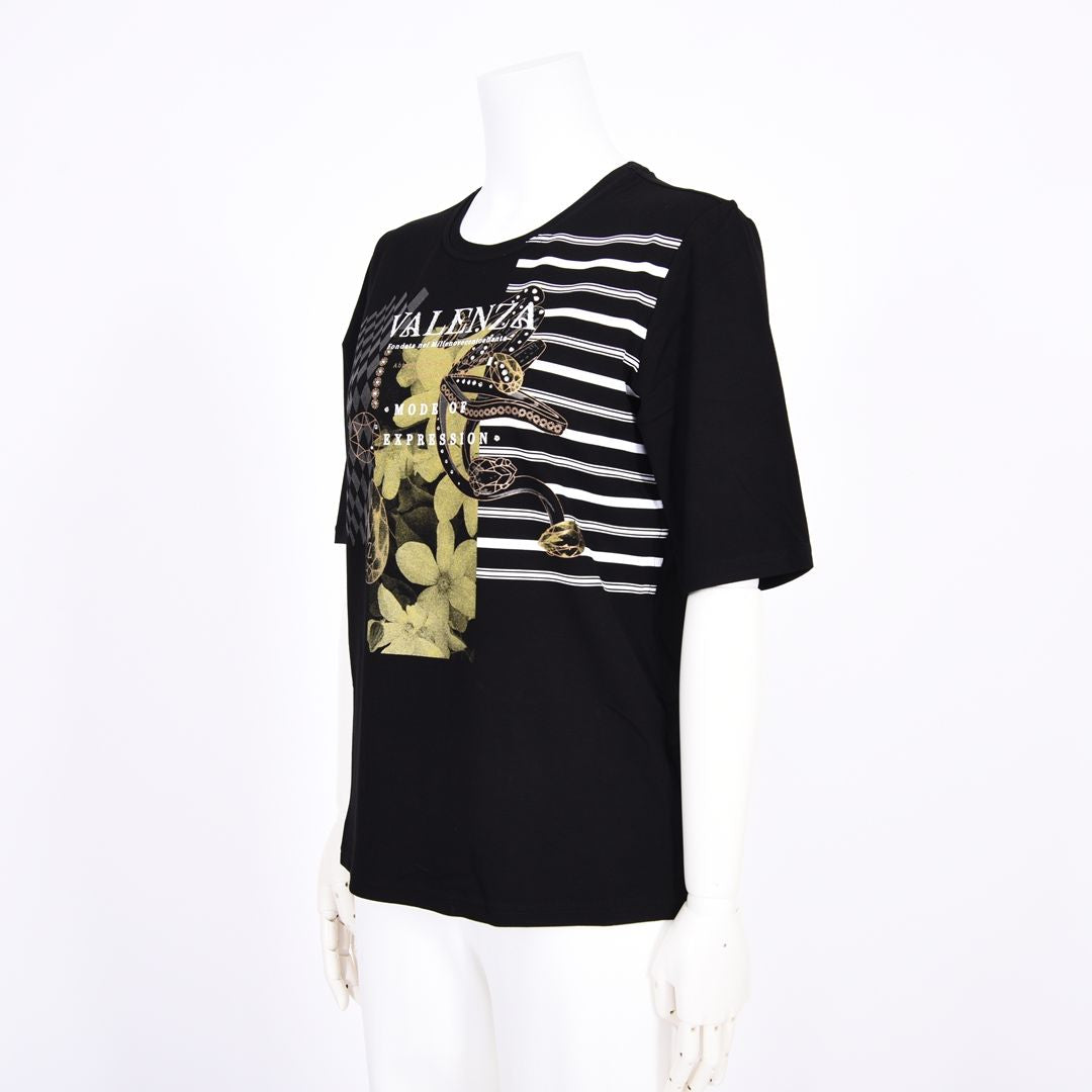 7分袖　フロントデザインカットソー　VALENZA　5162311