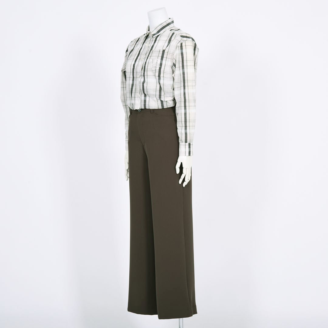 脚長見え　ワイドパンツ　VALENZA　5166301