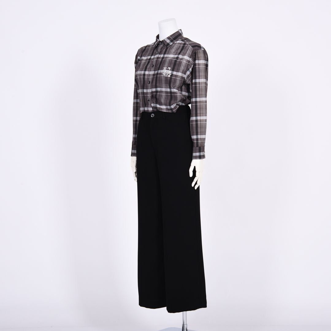 脚長見え　ワイドパンツ　VALENZA　5166301