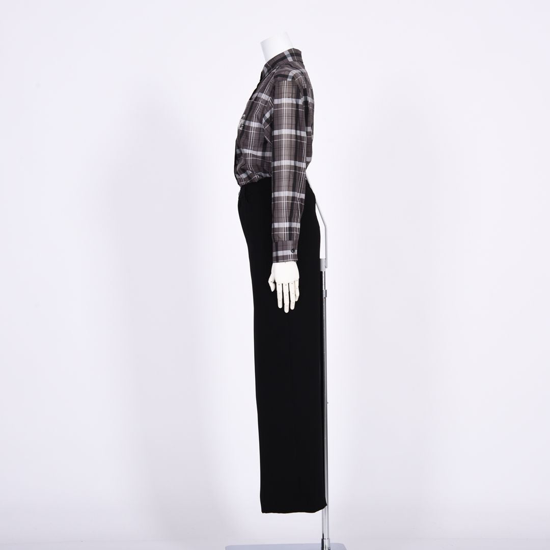 脚長見え　ワイドパンツ　VALENZA　5166301