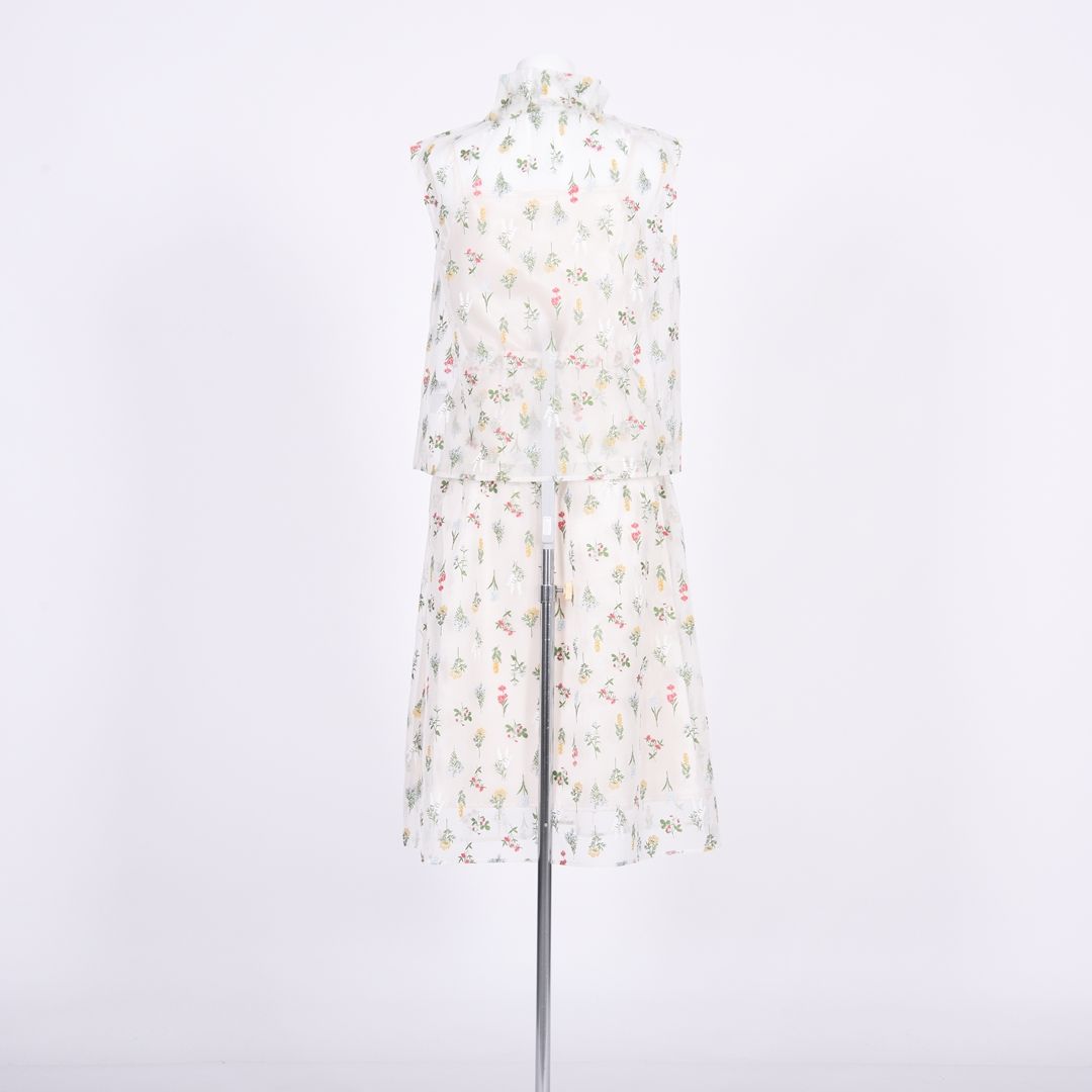 ボタニカルプリント　リボンブラウス　Dear Princess mieux　2051000