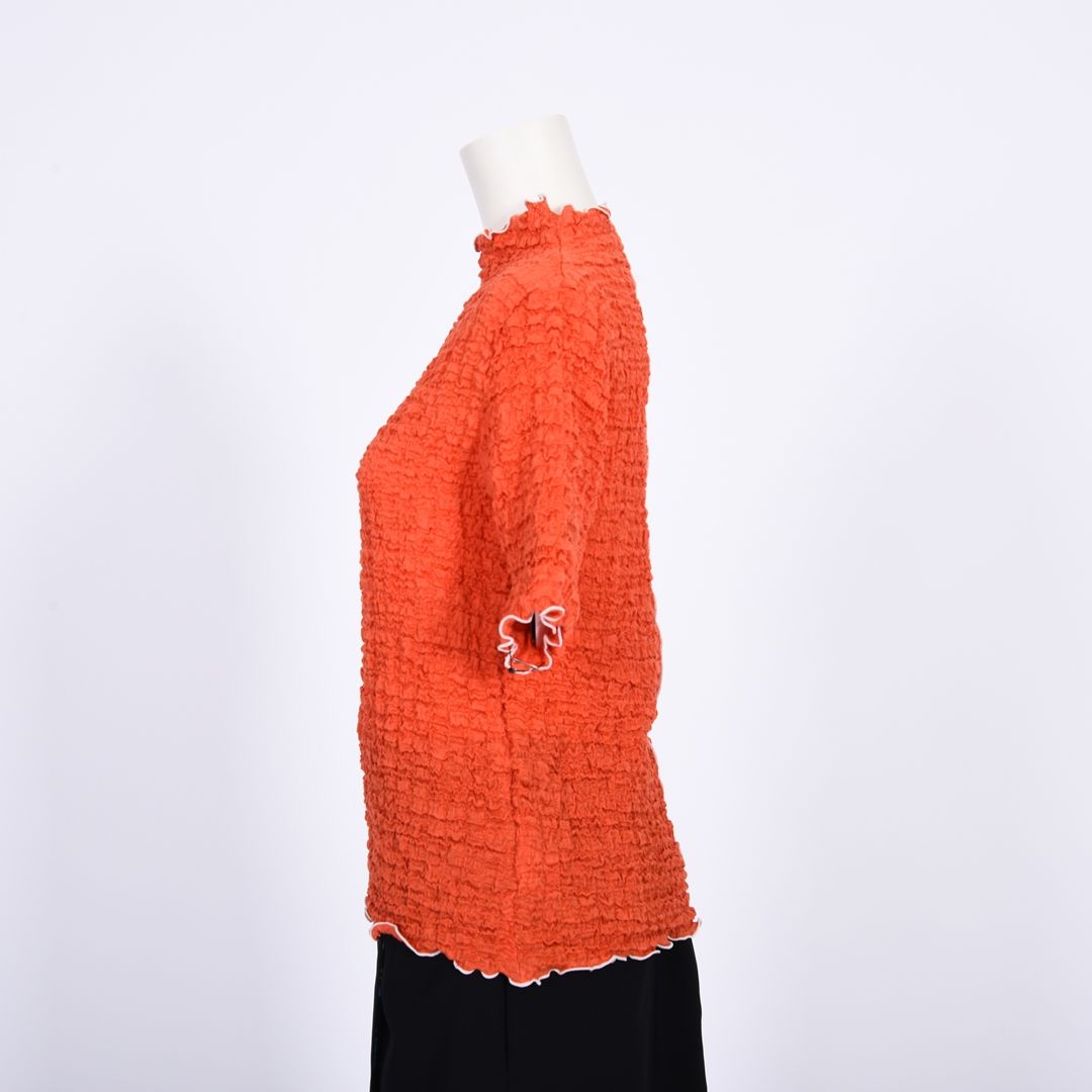 シュリンクレース　5分袖カットソー　B DONNA　6052124