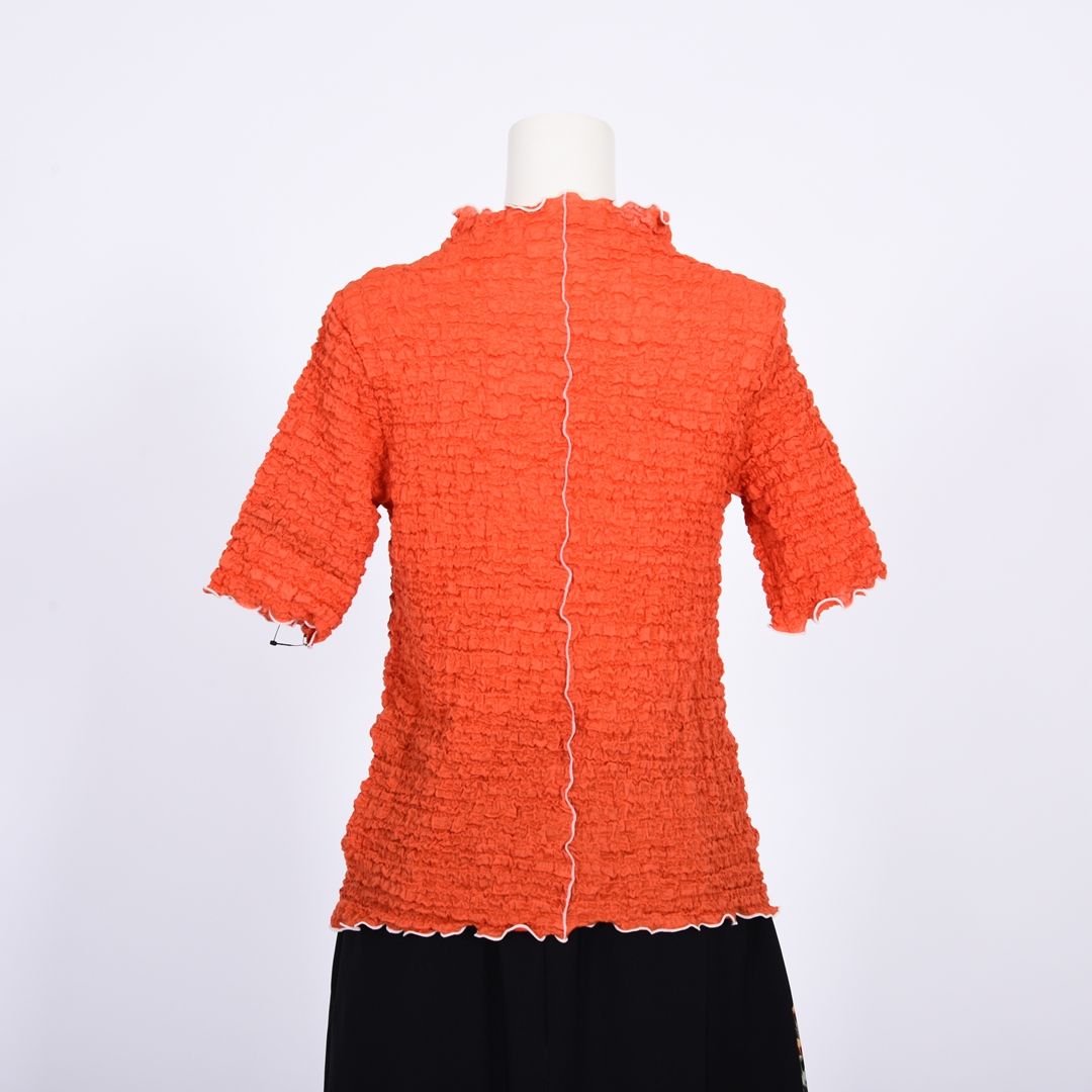 シュリンクレース　5分袖カットソー　B DONNA　6052124
