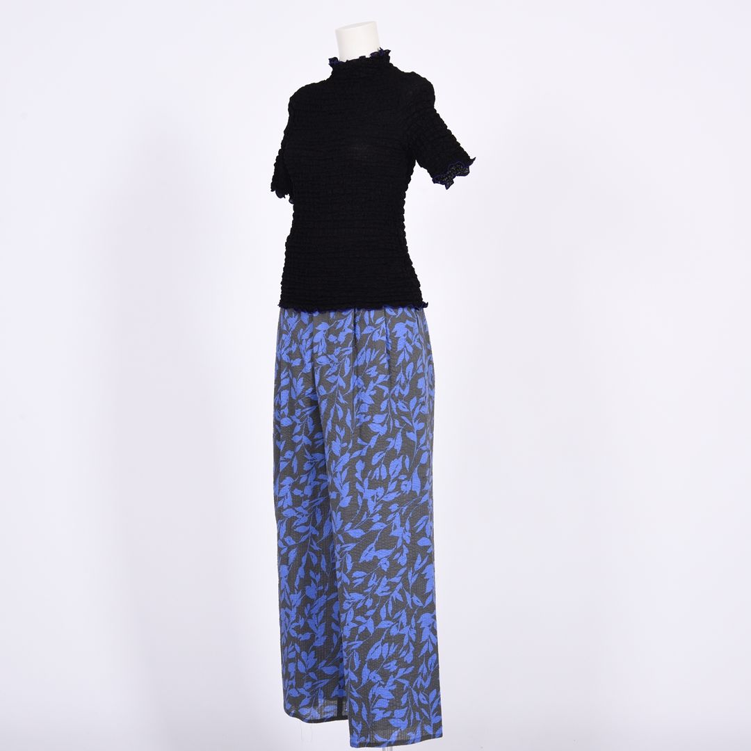 シュリンクレース　5分袖カットソー　B DONNA　6052124