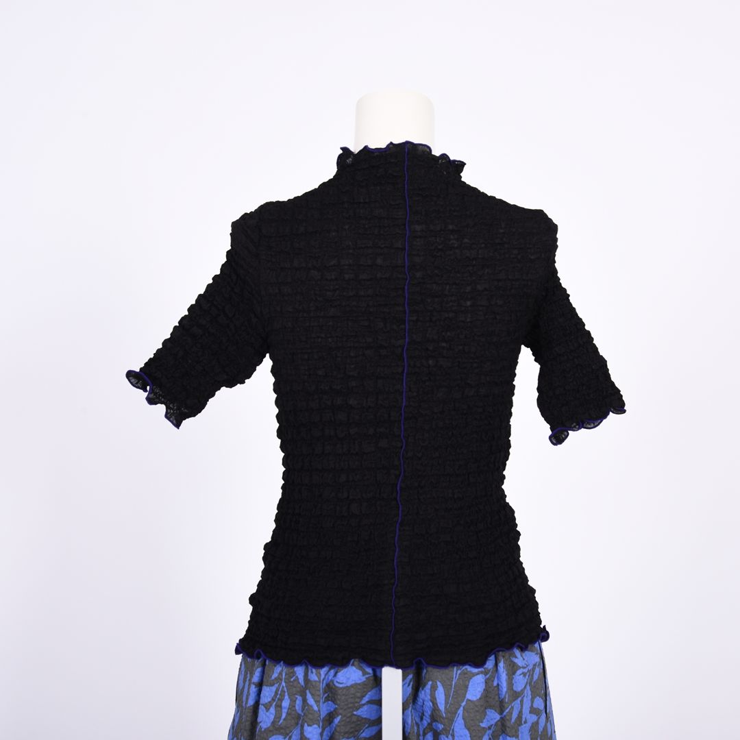 シュリンクレース　5分袖カットソー　B DONNA　6052124