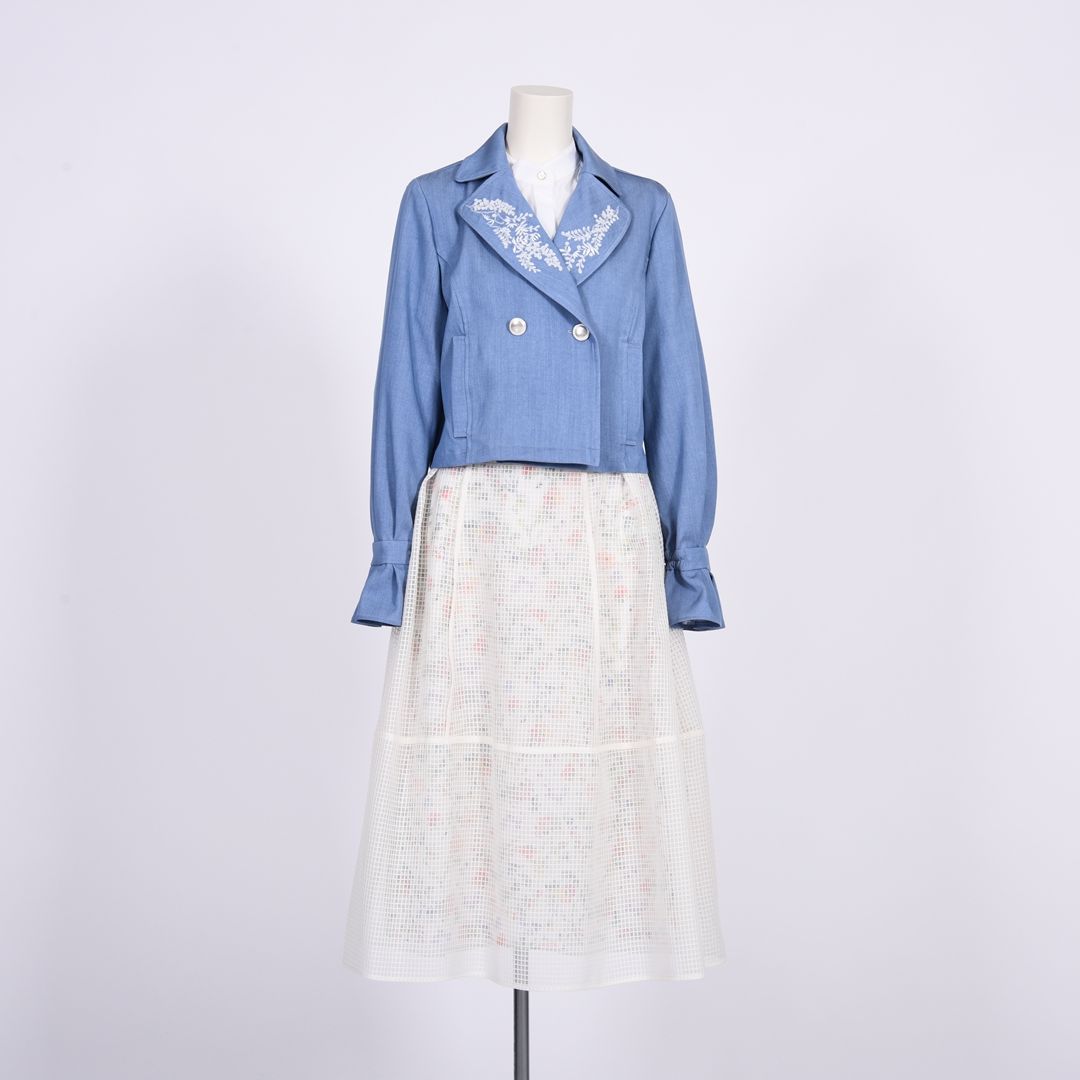 ソフトデニム　ライダースジャケット　Dear Princess　3057313