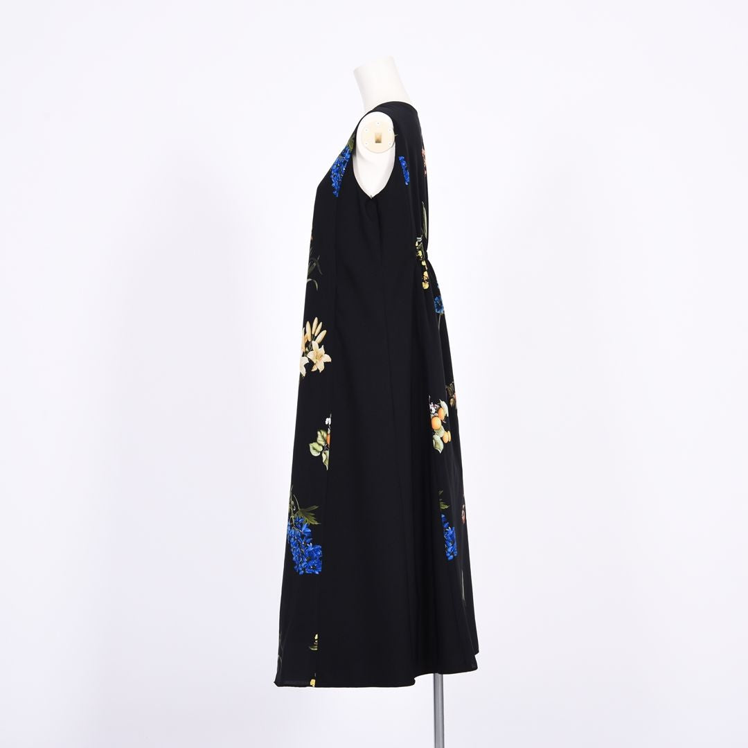 配色切替　ノースリーブワンピース　B DONNA　6059112