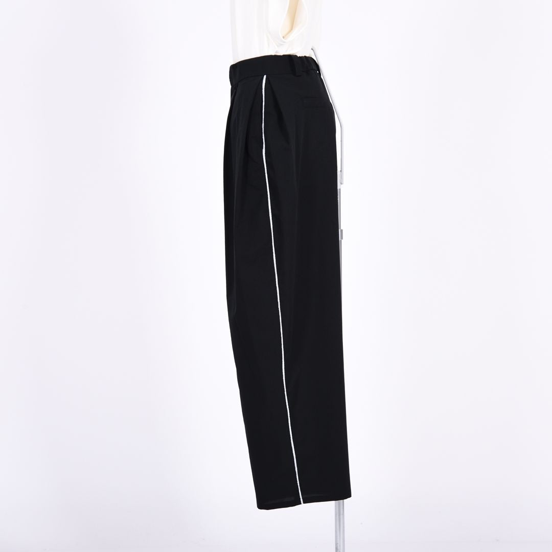 タック入りワイドパンツ　B DONNA　6056113