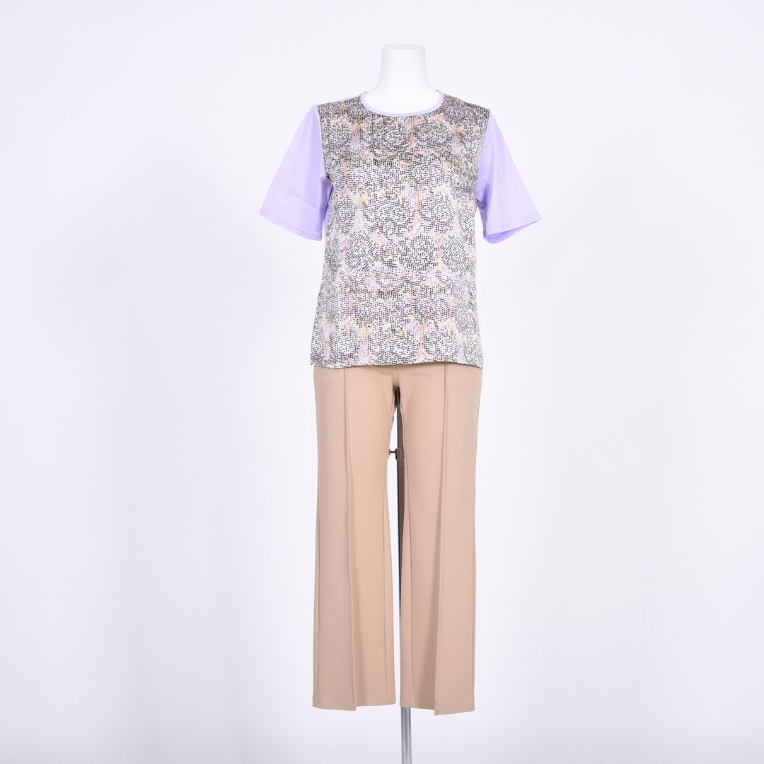 【シルク100%】リバティプリント　カットソー　MIMO MODA　2562702