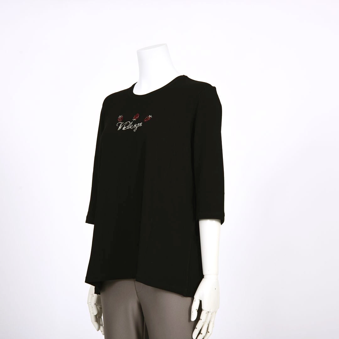 【Lサイズ】【7分袖】苺モチーフ　カットソー　VALENZA　5562307
