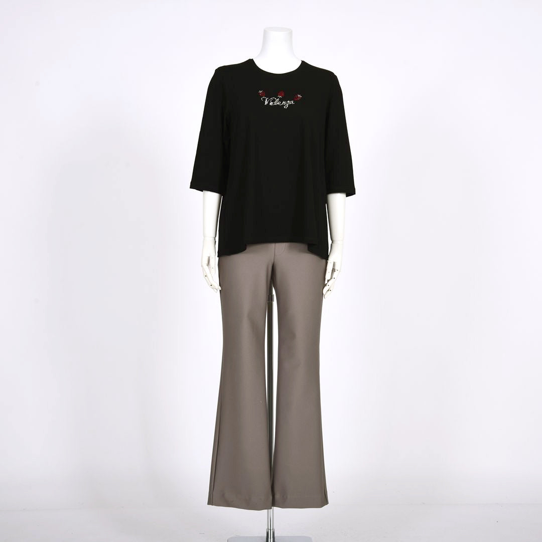【7分袖】苺モチーフ　カットソー　VALENZA　5162307