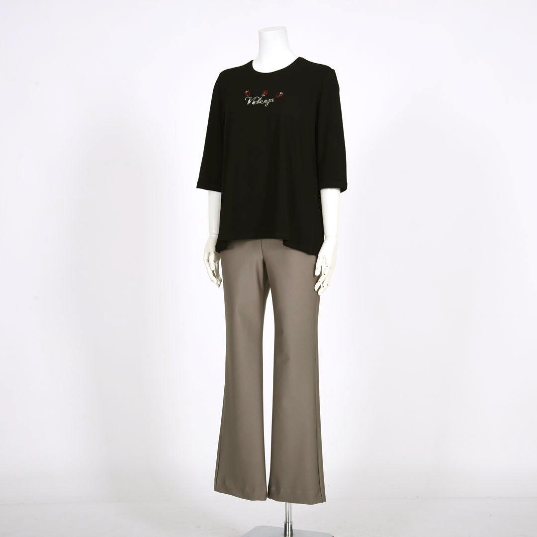 【Lサイズ】【7分袖】苺モチーフ　カットソー　VALENZA　5562307