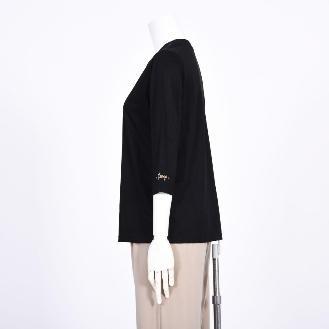 【Lサイズ】ネックレスモチーフ　カットソー　VALENZA　5562321