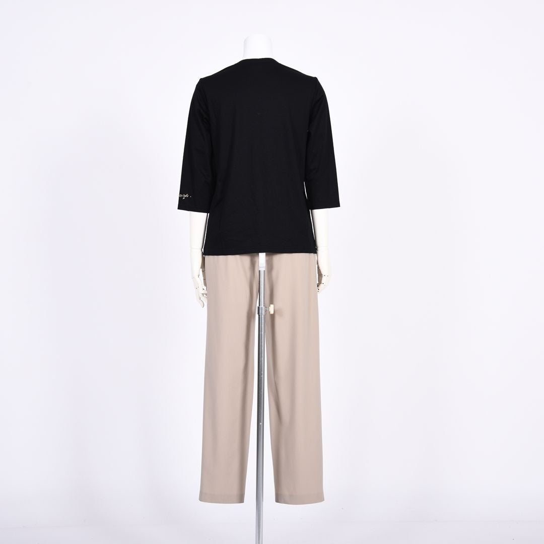 【Lサイズ】ネックレスモチーフ　カットソー　VALENZA　5562321
