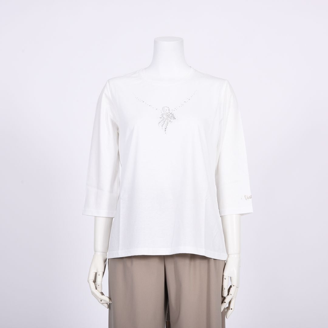 【Lサイズ】ネックレスモチーフ　カットソー　VALENZA　5562321