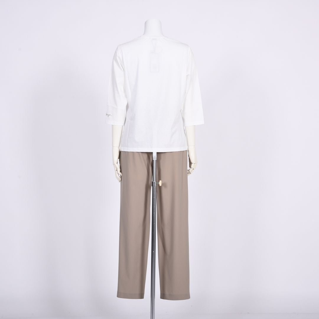 【Lサイズ】ネックレスモチーフ　カットソー　VALENZA　5562321