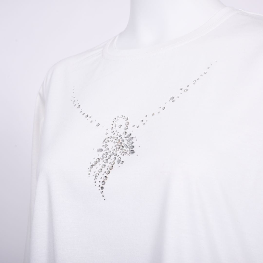【Lサイズ】ネックレスモチーフ　カットソー　VALENZA　5562321