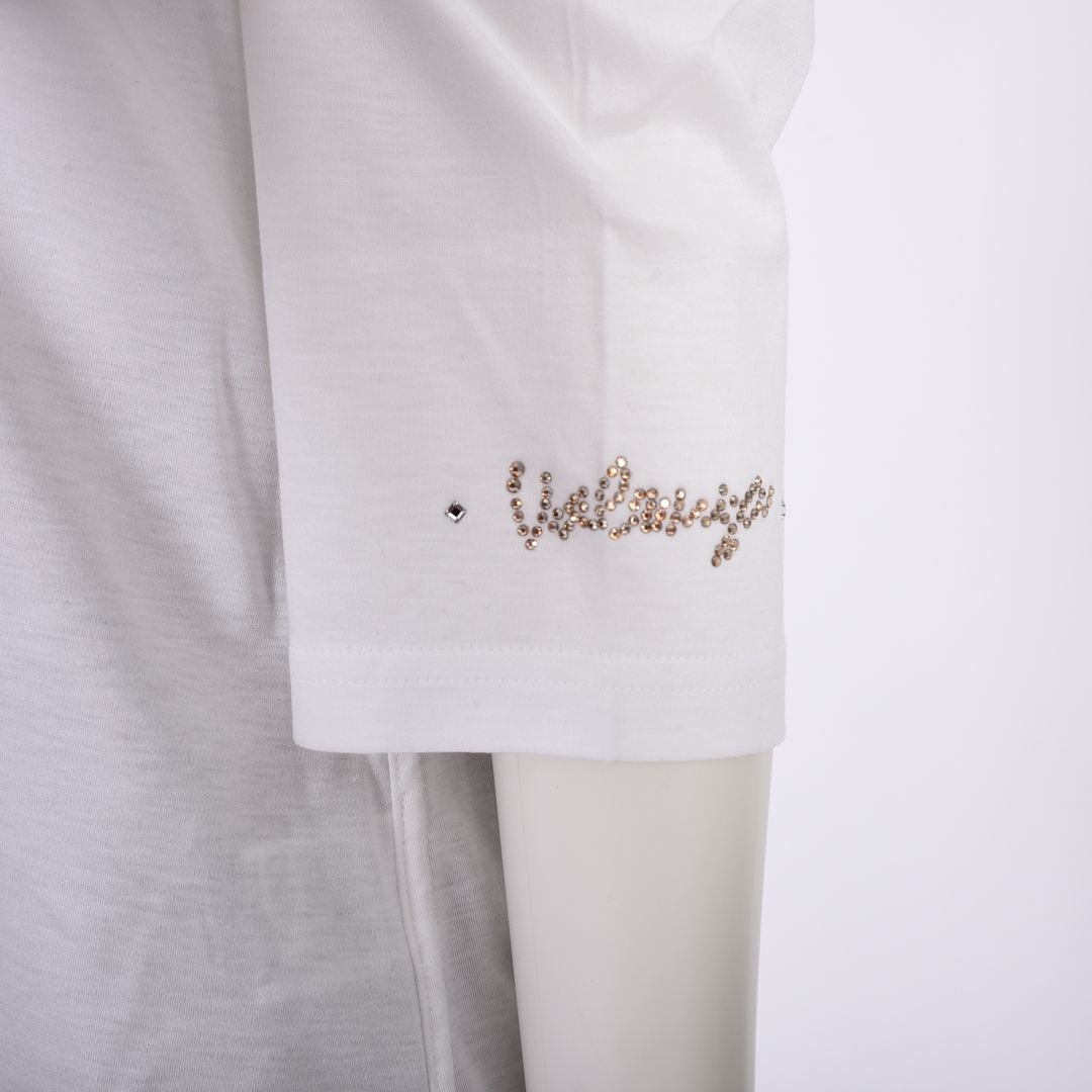 【Lサイズ】ネックレスモチーフ　カットソー　VALENZA　5562321
