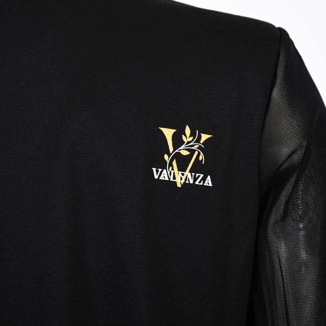 袖チュール　7分袖カットソー　VALENZA　5162406