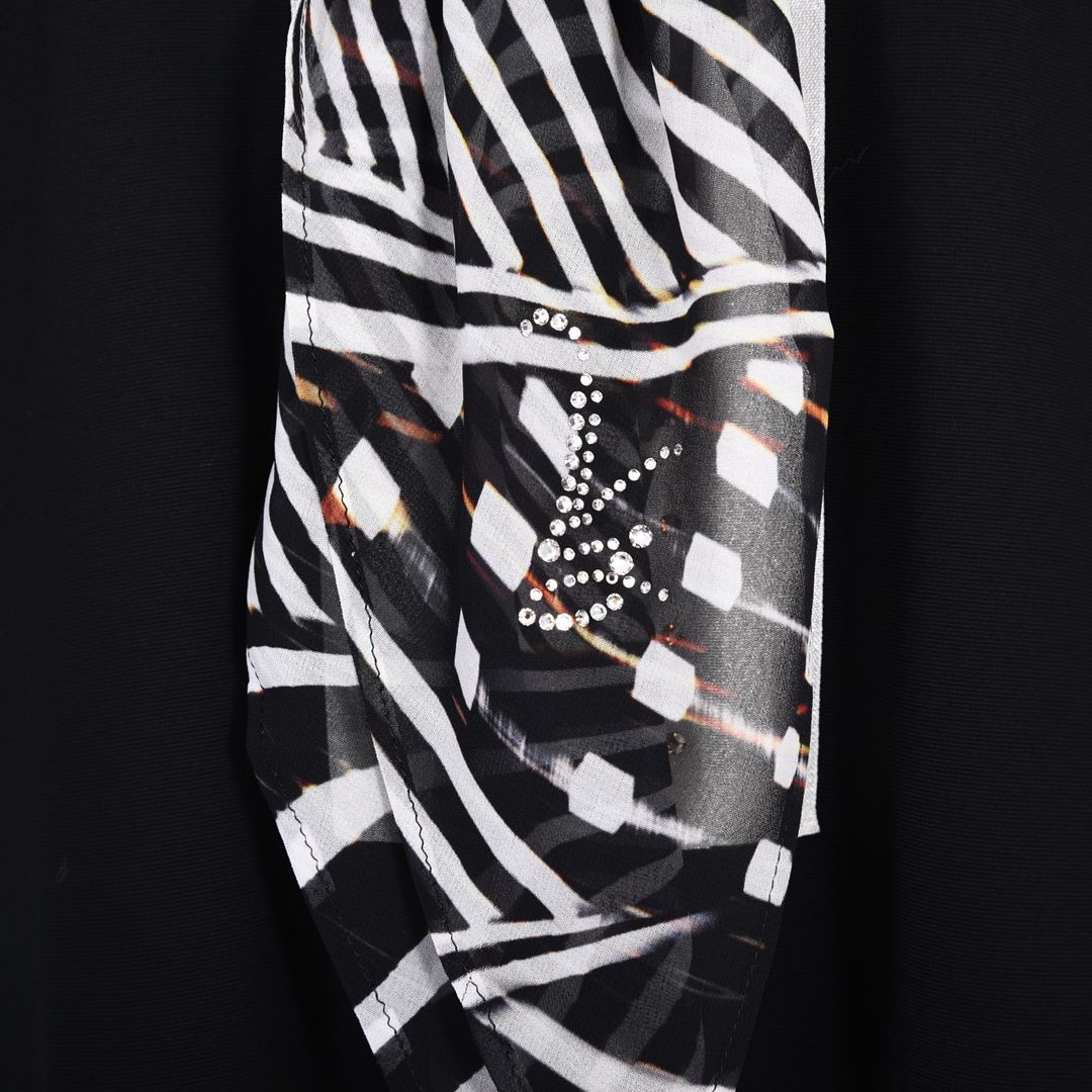 やし柄シフォンストール　VALENZA　5164409