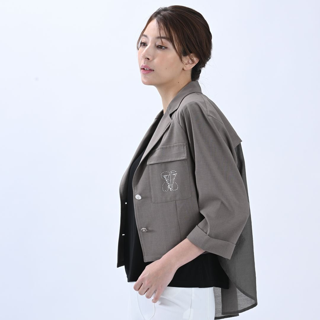 7分袖　テーラードジャケット　VALENZA　5167312