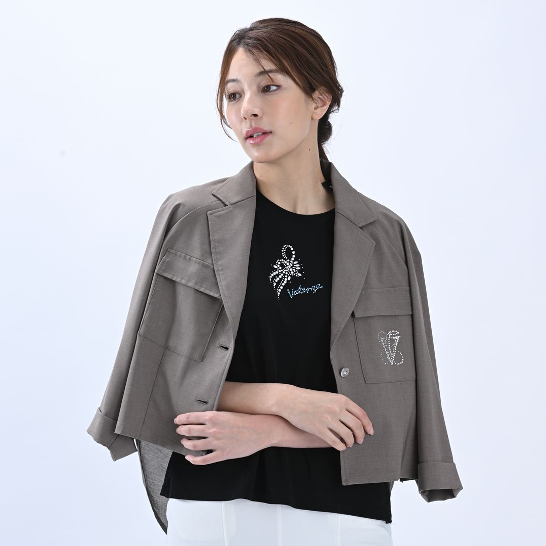 7分袖　テーラードジャケット　VALENZA　5167312