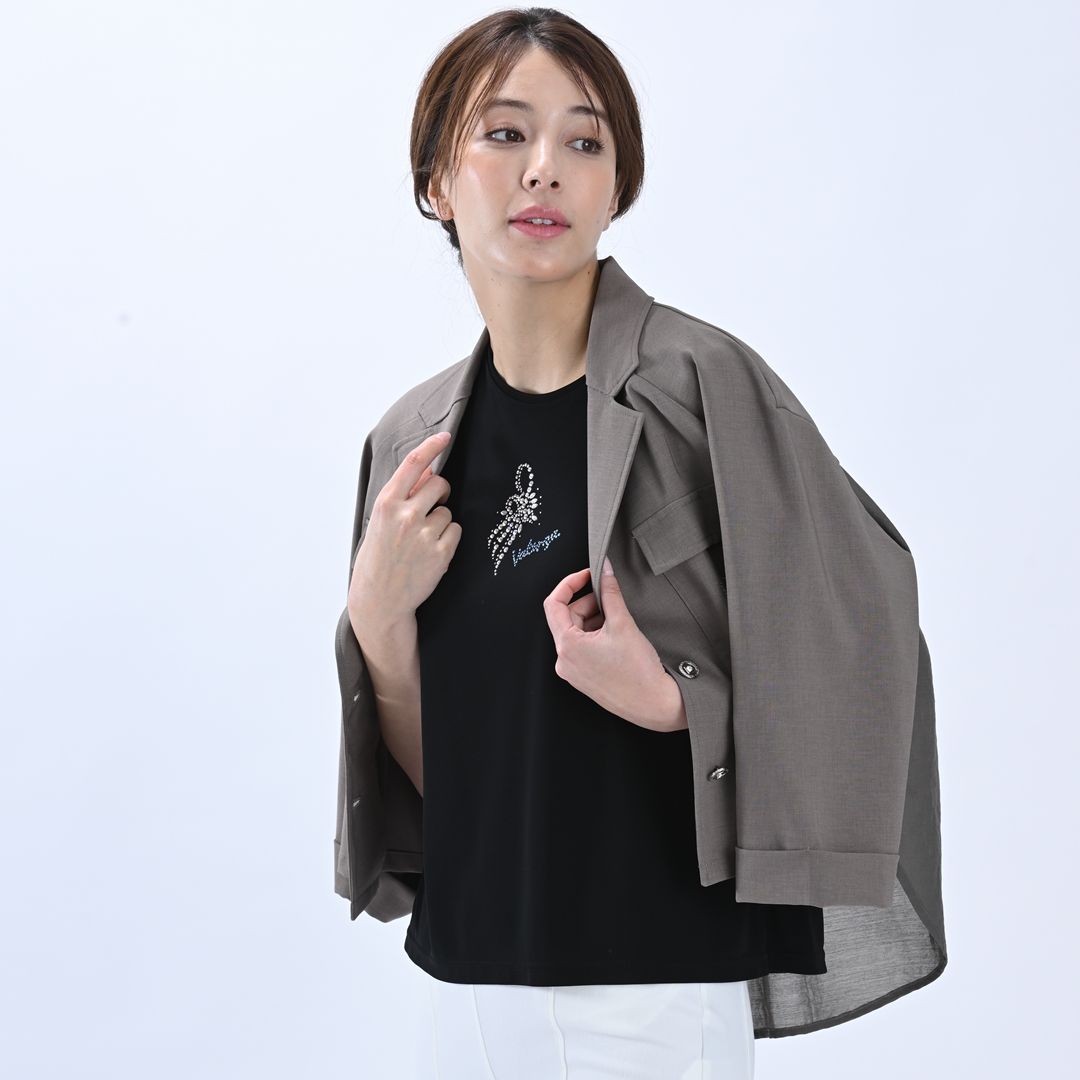 7分袖　テーラードジャケット　VALENZA　5167312