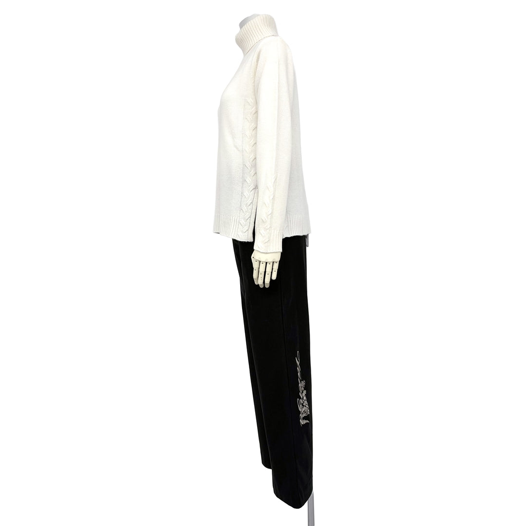【カシミヤ混】 シンプルモチーフ タートルニット　VALENZA　5163706