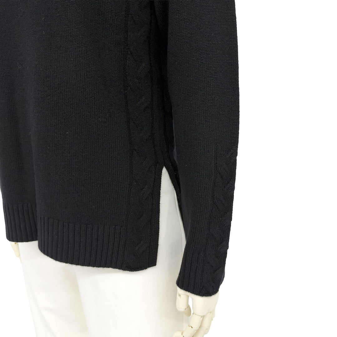 【カシミヤ混】 シンプルモチーフ タートルニット　VALENZA　5163706