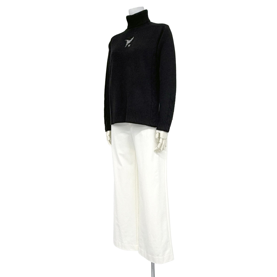 【カシミヤ混】 シンプルモチーフ タートルニット　VALENZA　5163706