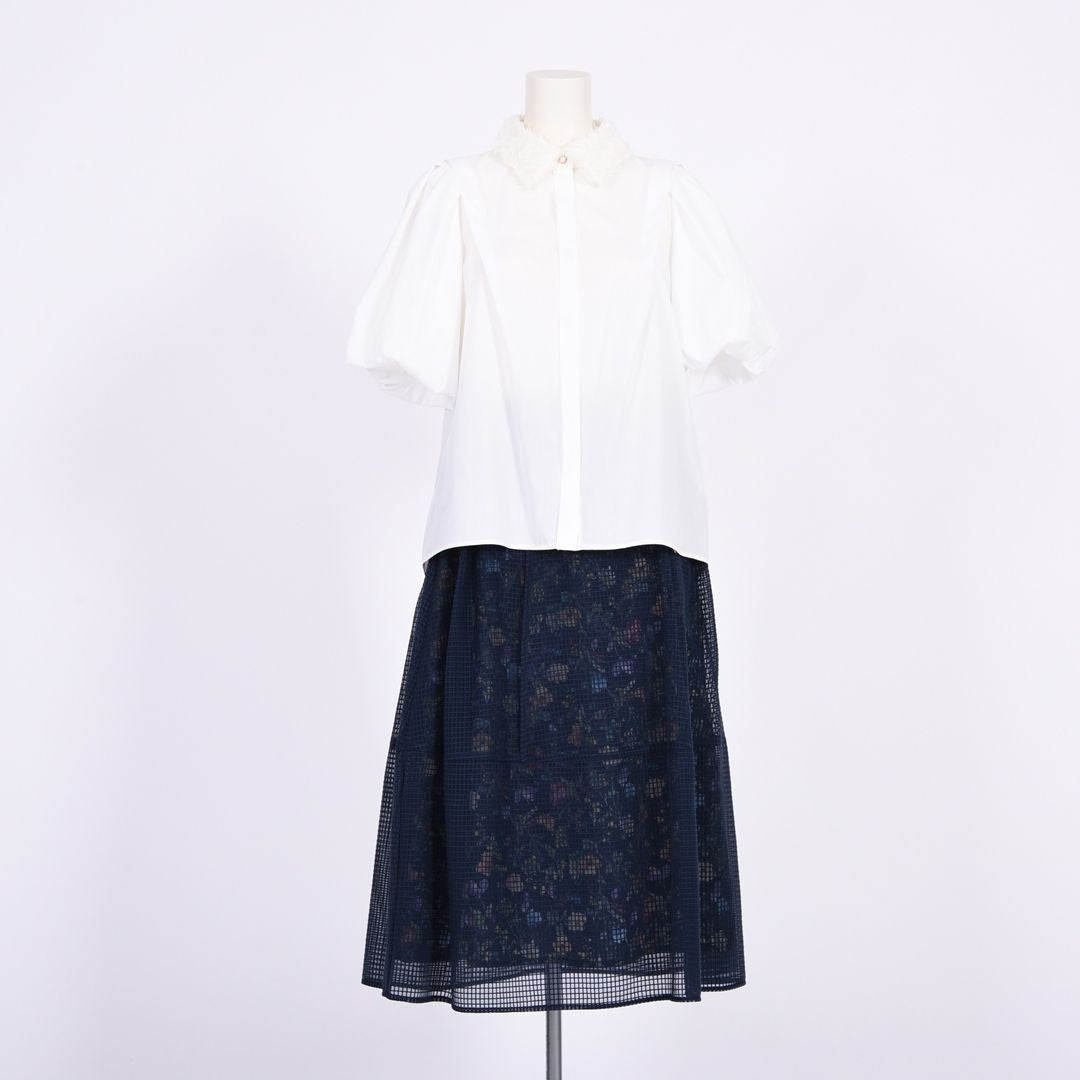 バルーンスリーブ　ふわふわ衿ブラウス　Dear Princess　3051315