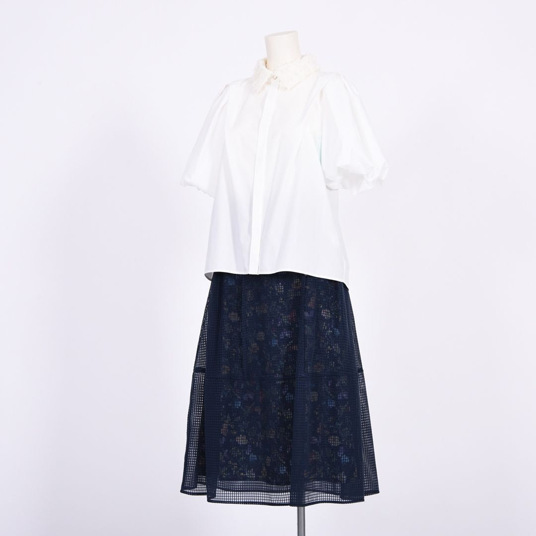 バルーンスリーブ　ふわふわ衿ブラウス　Dear Princess　3051315