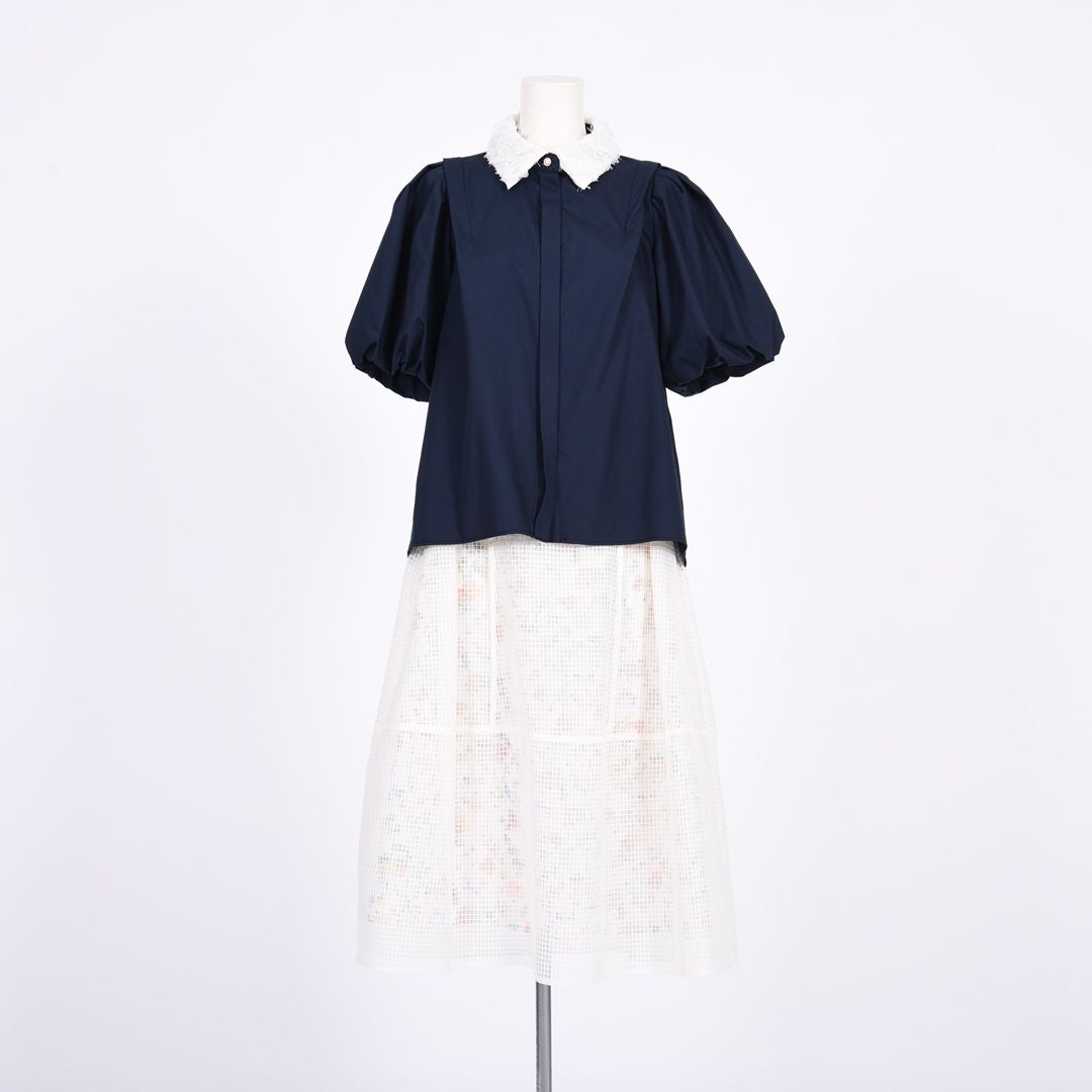 バルーンスリーブ　ふわふわ衿ブラウス　Dear Princess　3051315