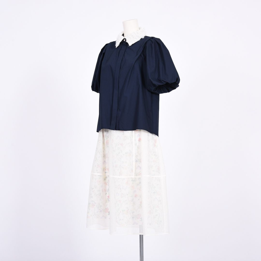 バルーンスリーブ　ふわふわ衿ブラウス　Dear Princess　3051315
