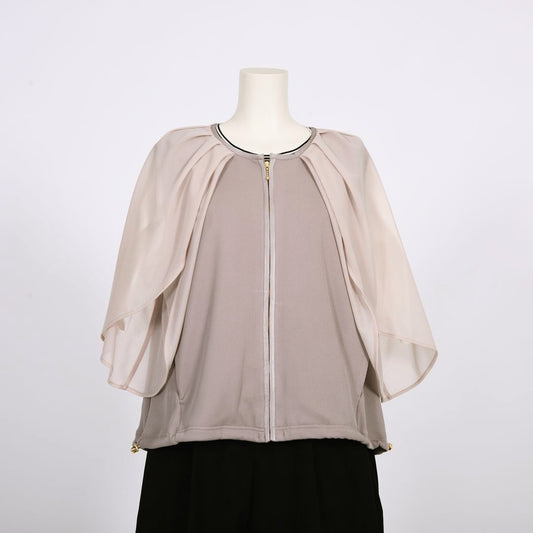 ノーカラーフルジップ　ブルゾン　B DONNA　6057124