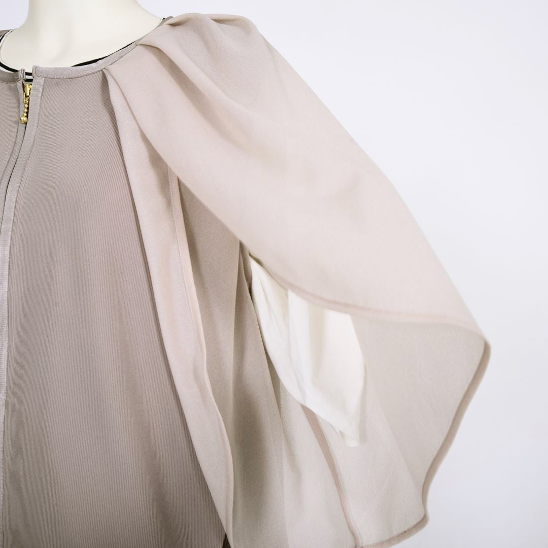 ノーカラーフルジップ　ブルゾン　B DONNA　6057124