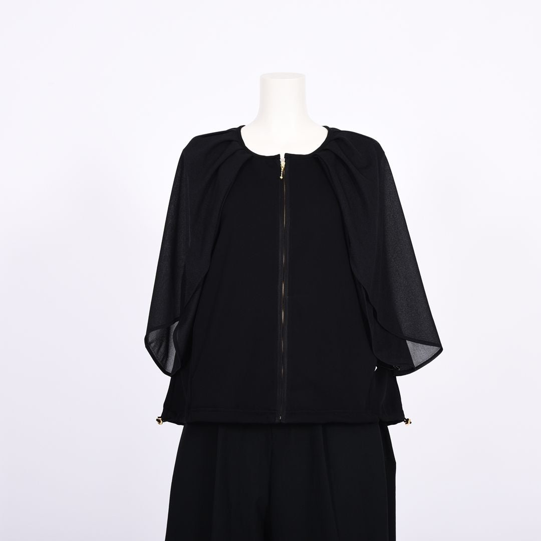 ノーカラーフルジップ　ブルゾン　B DONNA　6057124