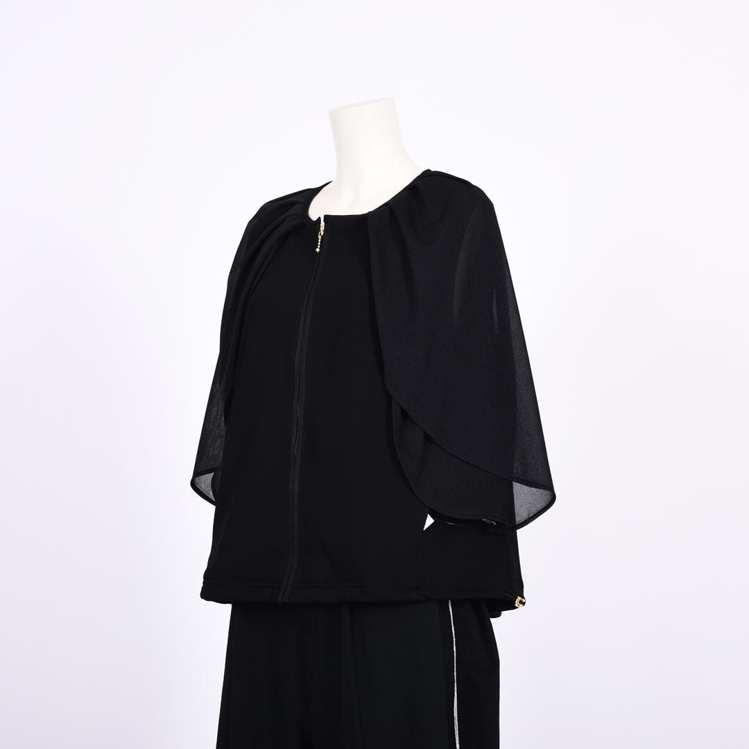 ノーカラーフルジップ　ブルゾン　B DONNA　6057124