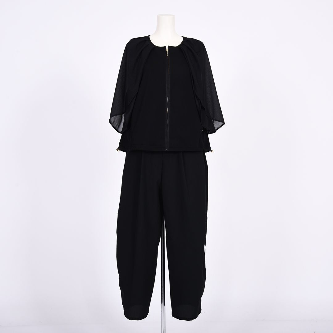 ノーカラーフルジップ　ブルゾン　B DONNA　6057124