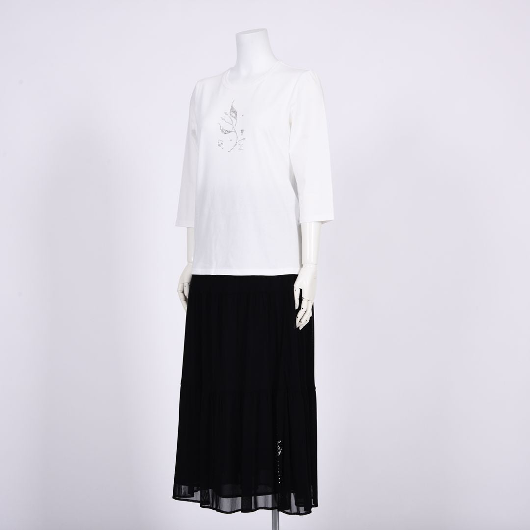 【Lサイズ】【抗菌防臭加工】オーガニックコットンベア天　カットソー　VALENZA　5562402