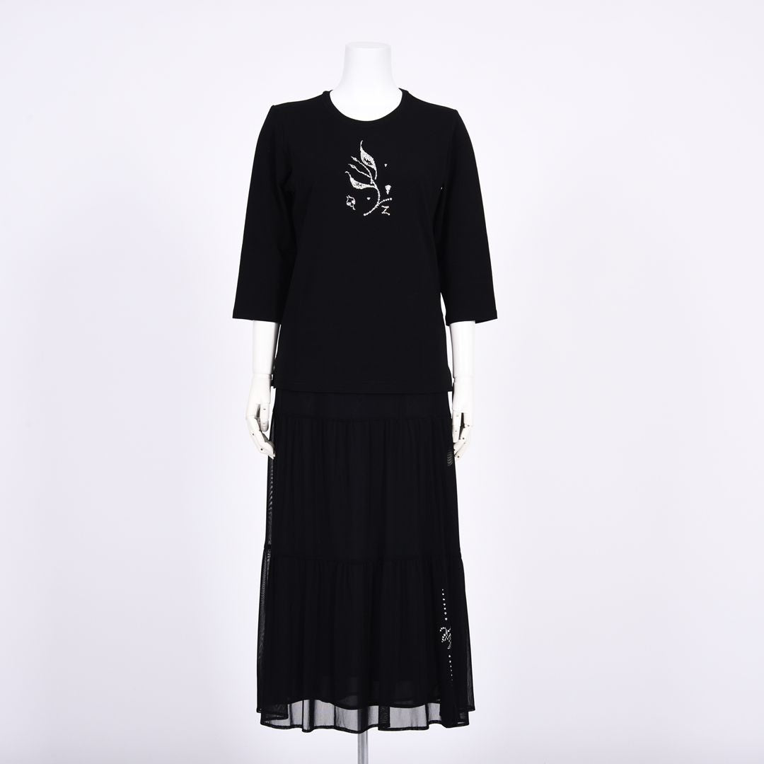 【Lサイズ】【抗菌防臭加工】オーガニックコットンベア天　カットソー　VALENZA　5562402
