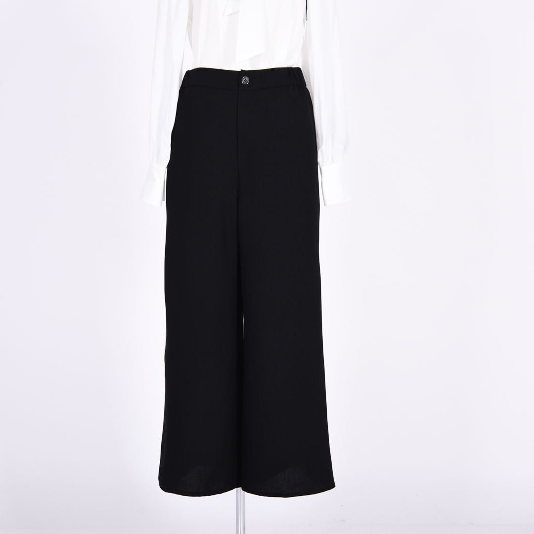 メランジツイル　ワイドパンツ　B DONNA　6056111
