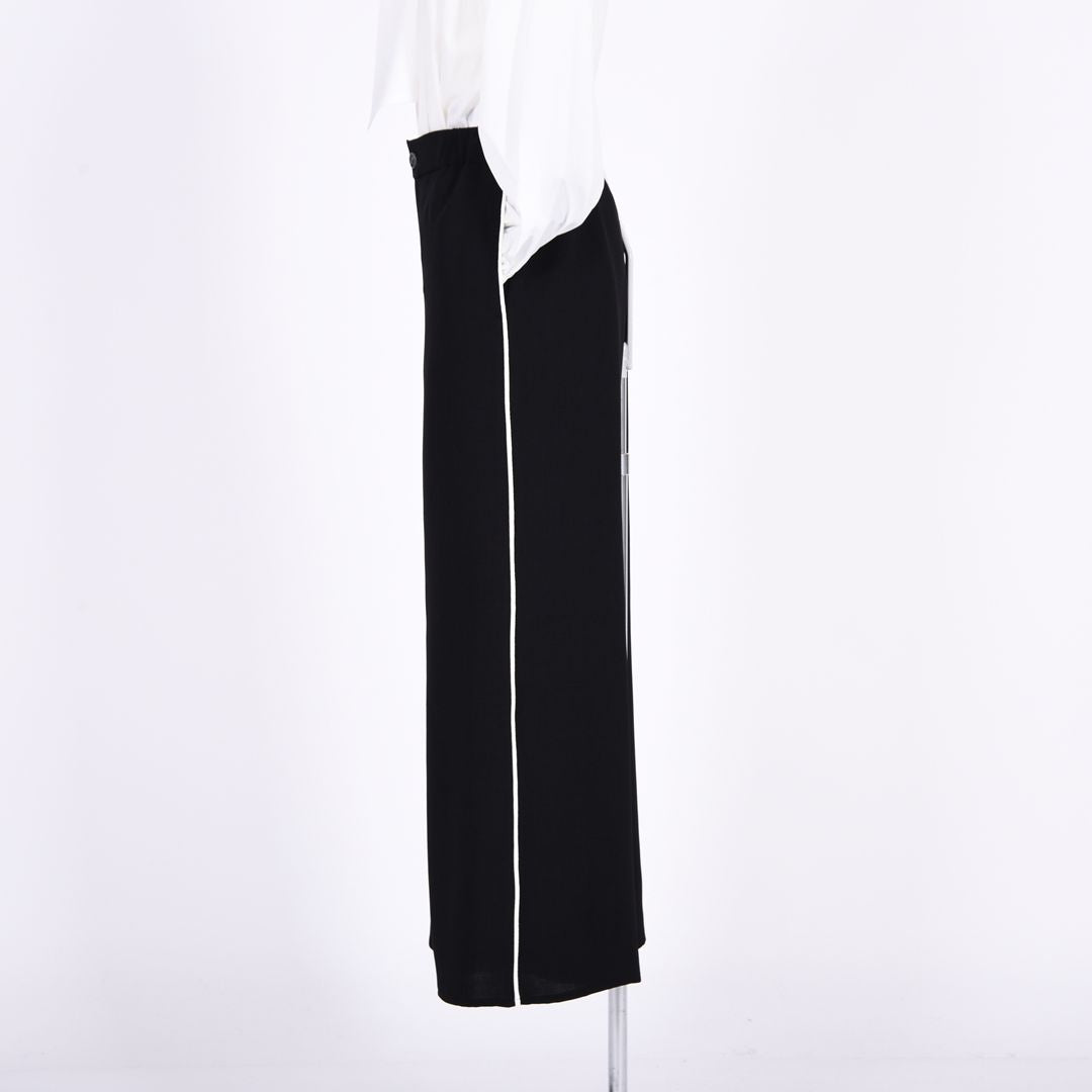 メランジツイル　ワイドパンツ　B DONNA　6056111