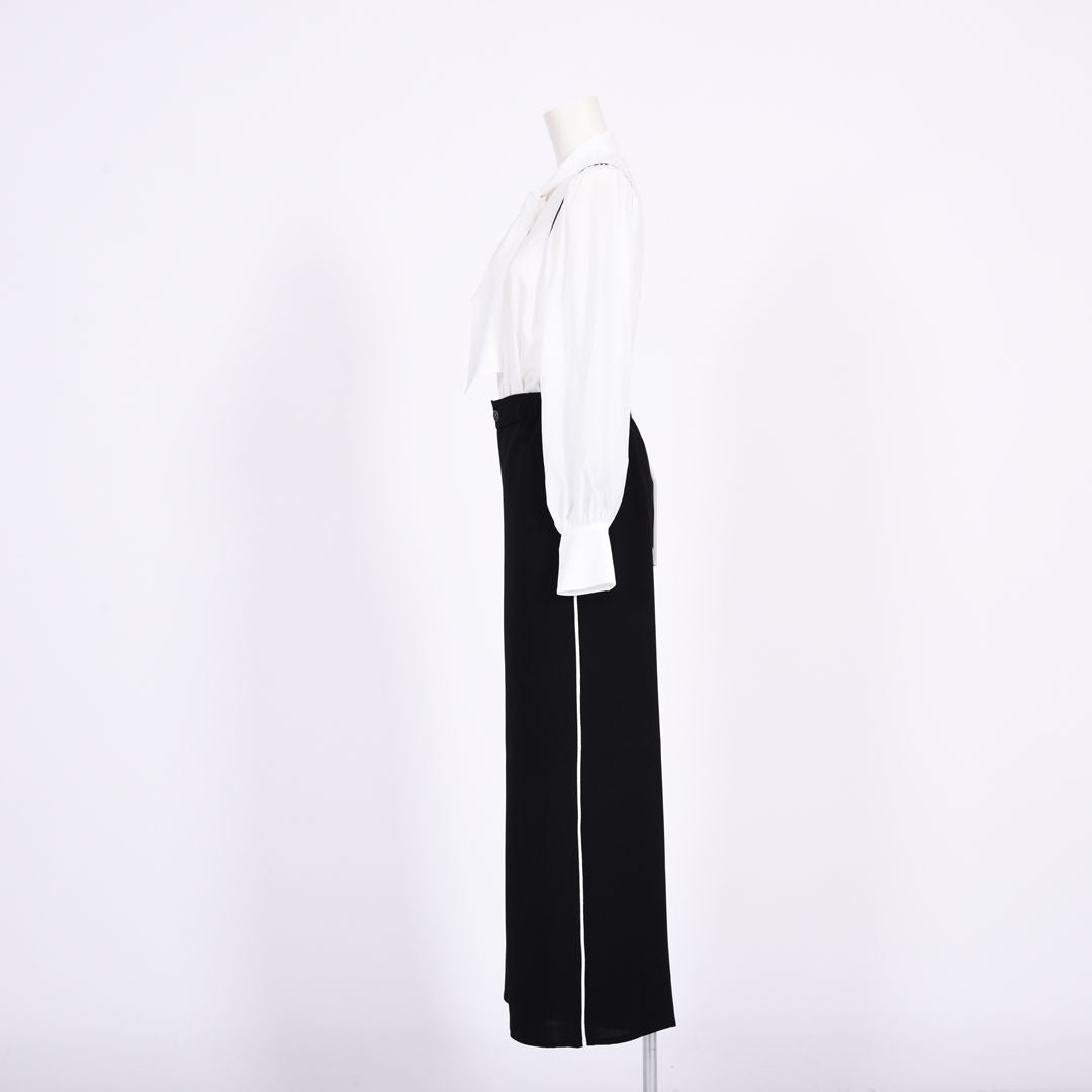 メランジツイル　ワイドパンツ　B DONNA　6056111