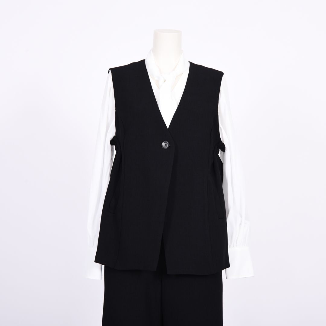メランジツイル　サイドタックジレ　B DONNA　6057122