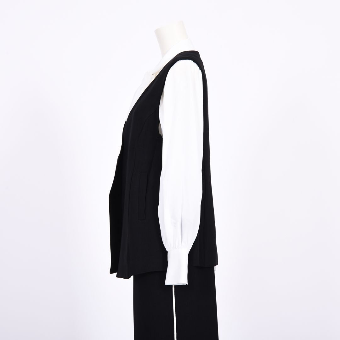 メランジツイル　サイドタックジレ　B DONNA　6057122