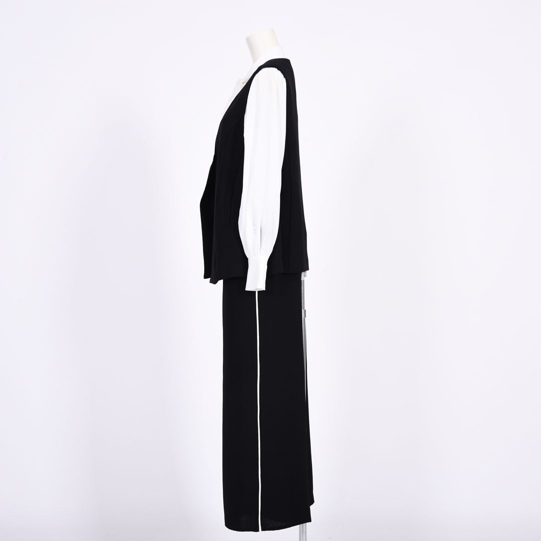 メランジツイル　ワイドパンツ　B DONNA　6056111