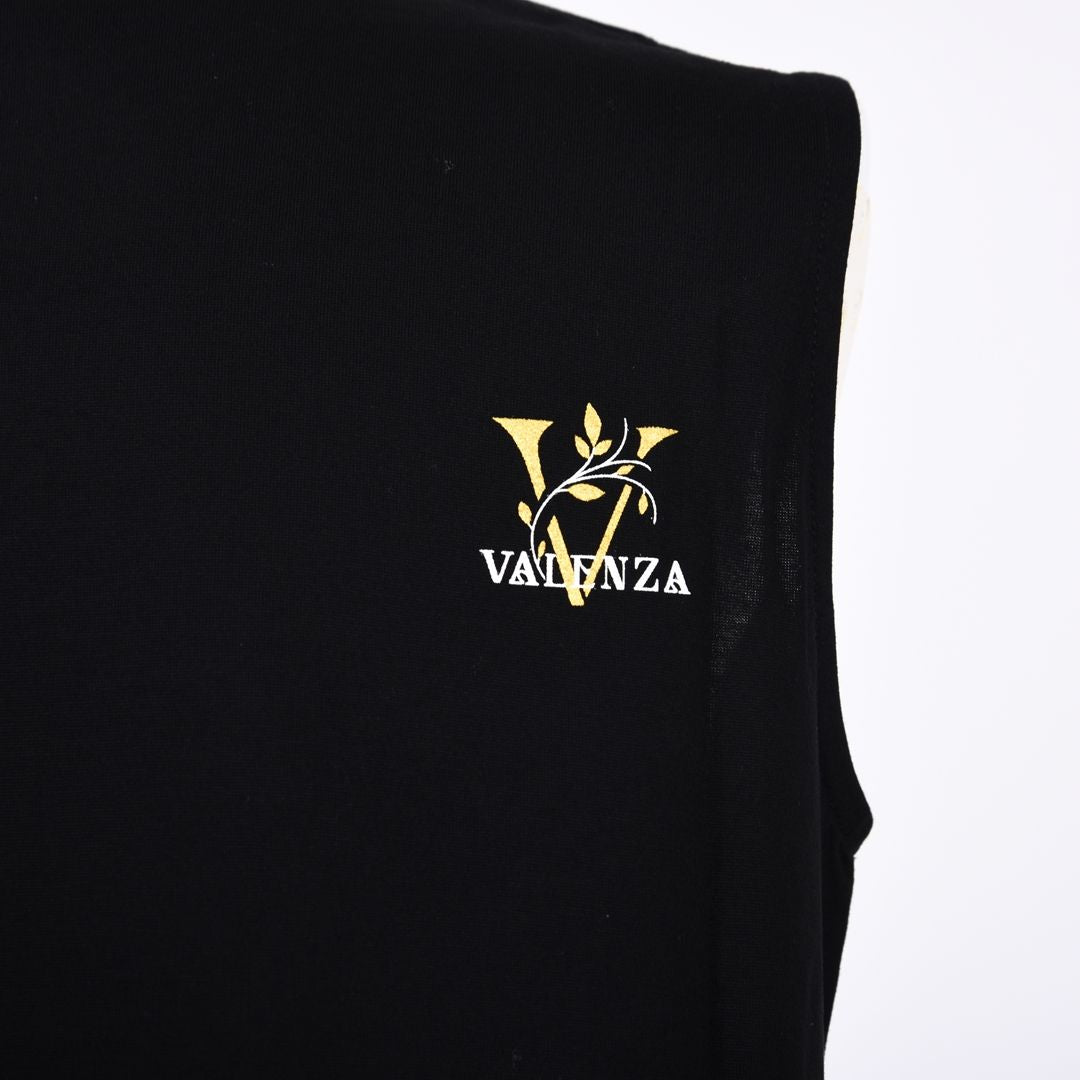 【綿100%】フロントモチーフ　ノースリーブカットソー　VALENZA　5162427