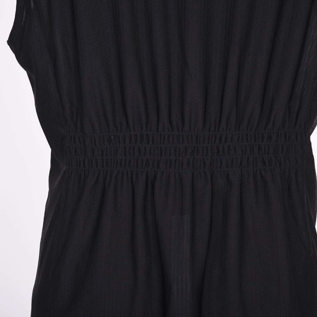 ストライプシアー　ノースリーブワンピース　VALENZA　5169401
