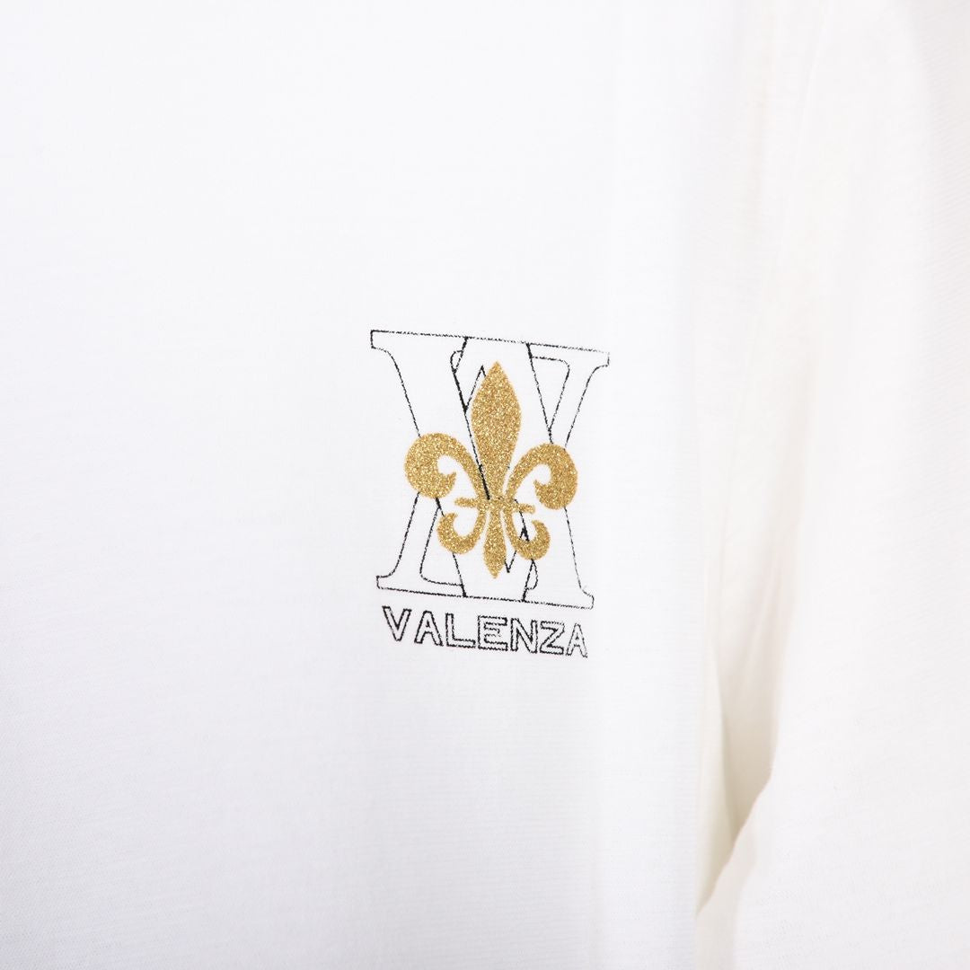 【綿100%】異素材切替　5分袖カットソー　VALENZA　5162417